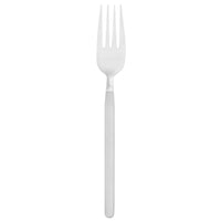 Walco S25051 Frosted Vogue 8 1/4" 18/10 Stainless Steel Extra Heavy Weight European Table Fork - 12/Pack