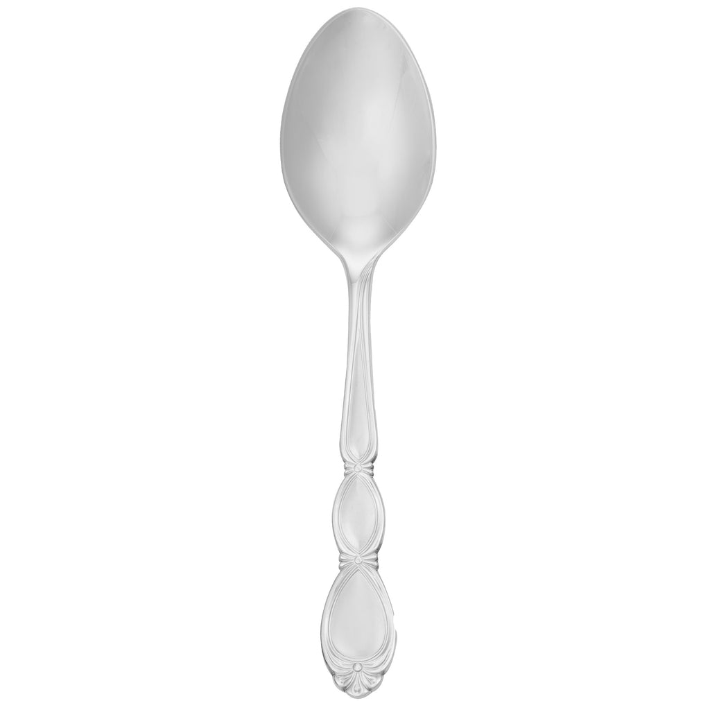 Walco 2203 Dramatique 8 3/8" 18/10 Stainless Steel Extra Heavy Weight Tablespoon / Serving Spoon - 12/Pack