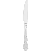 Walco 2211 Dramatique 7" 18/10 Stainless Steel Extra Heavy Weight Solid Handle Butter Knife - 12/Pack