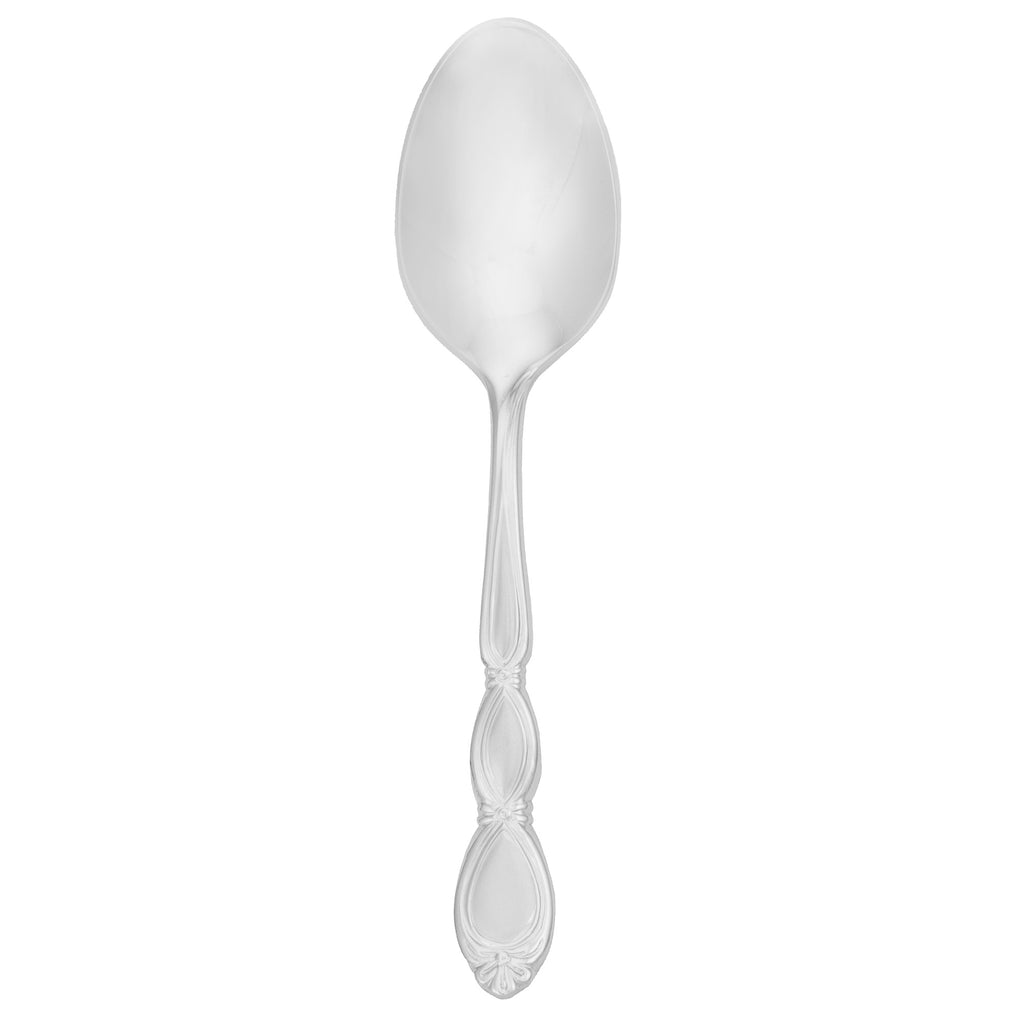 Walco 2229 Dramatique 4 3/8" 18/10 Stainless Steel Extra Heavy Weight Demitasse Spoon - 12/Pack