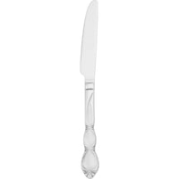 Walco 2245 Dramatique 8 13/16" 18/10 Stainless Steel Extra Heavy Weight Dinner Knife - 12/Pack