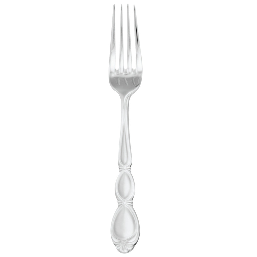 Walco 2205 Dramatique 7 5/8" 18/10 Stainless Steel Extra Heavy Weight Dinner Fork - 12/Pack