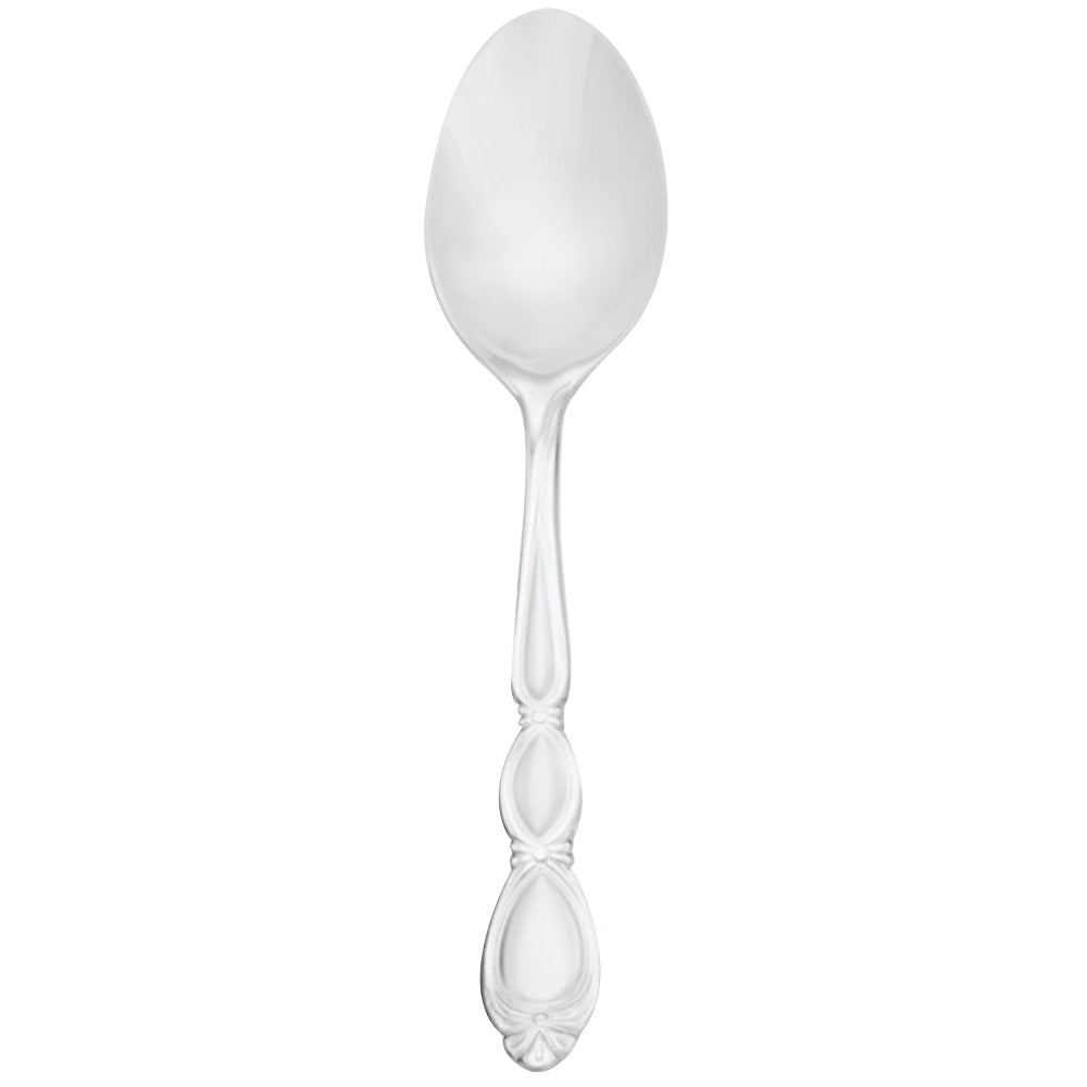 Walco 2207 Dramatique 6 15/16" 18/10 Stainless Steel Extra Heavy Weight Dessert Spoon - 12/Pack
