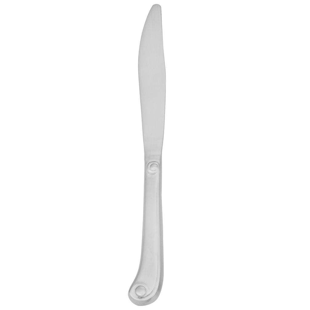 Walco 5611 Susannah 7 3/16" 18/10 Stainless Steel Extra Heavy Weight Butter Knife - 12/Pack
