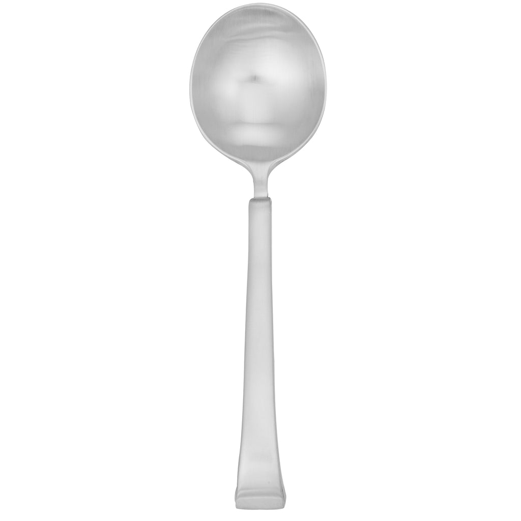 Walco 5612 Susannah 6 1/4" 18/10 Stainless Steel Extra Heavy Weight Bouillon Spoon - 12/Pack
