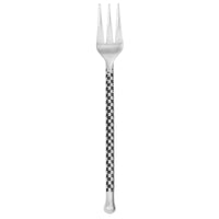 Walco CHAR15 Charred 6 1/4" 18/10 Stainless Steel Extra Heavy Weight Cocktail Fork - 12/Pack