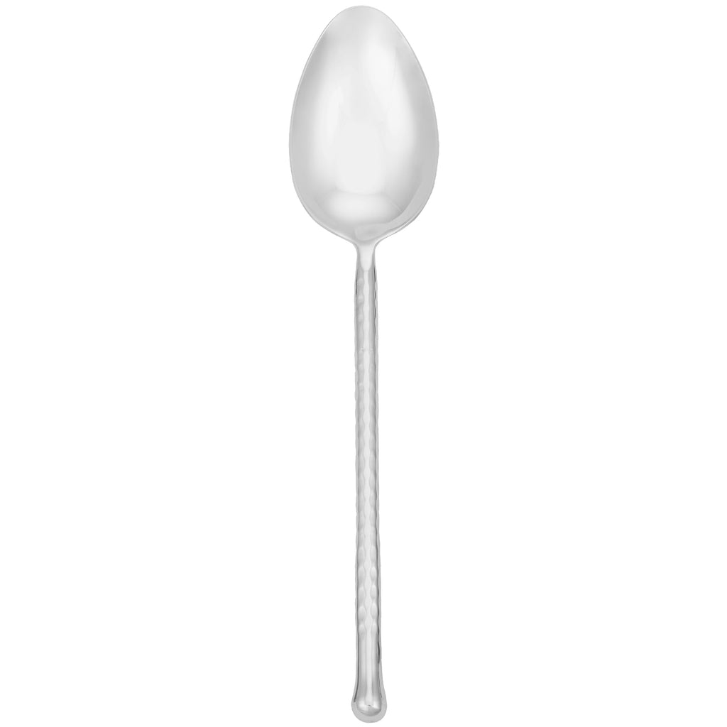 Walco RIP03 Riptide 10 1/2" 18/10 Stainless Steel Extra Heavy Weight Tablespoon / Serving Spoon - 12/Pack