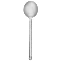 Walco RIP12 Riptide 7 1/2" 18/10 Stainless Steel Extra Heavy Weight Bouillon Spoon - 12/Pack