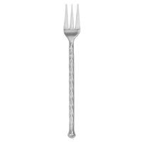 Walco RIP15 Riptide 6 1/4" 18/10 Stainless Steel Extra Heavy Weight Cocktail Fork - 12/Pack