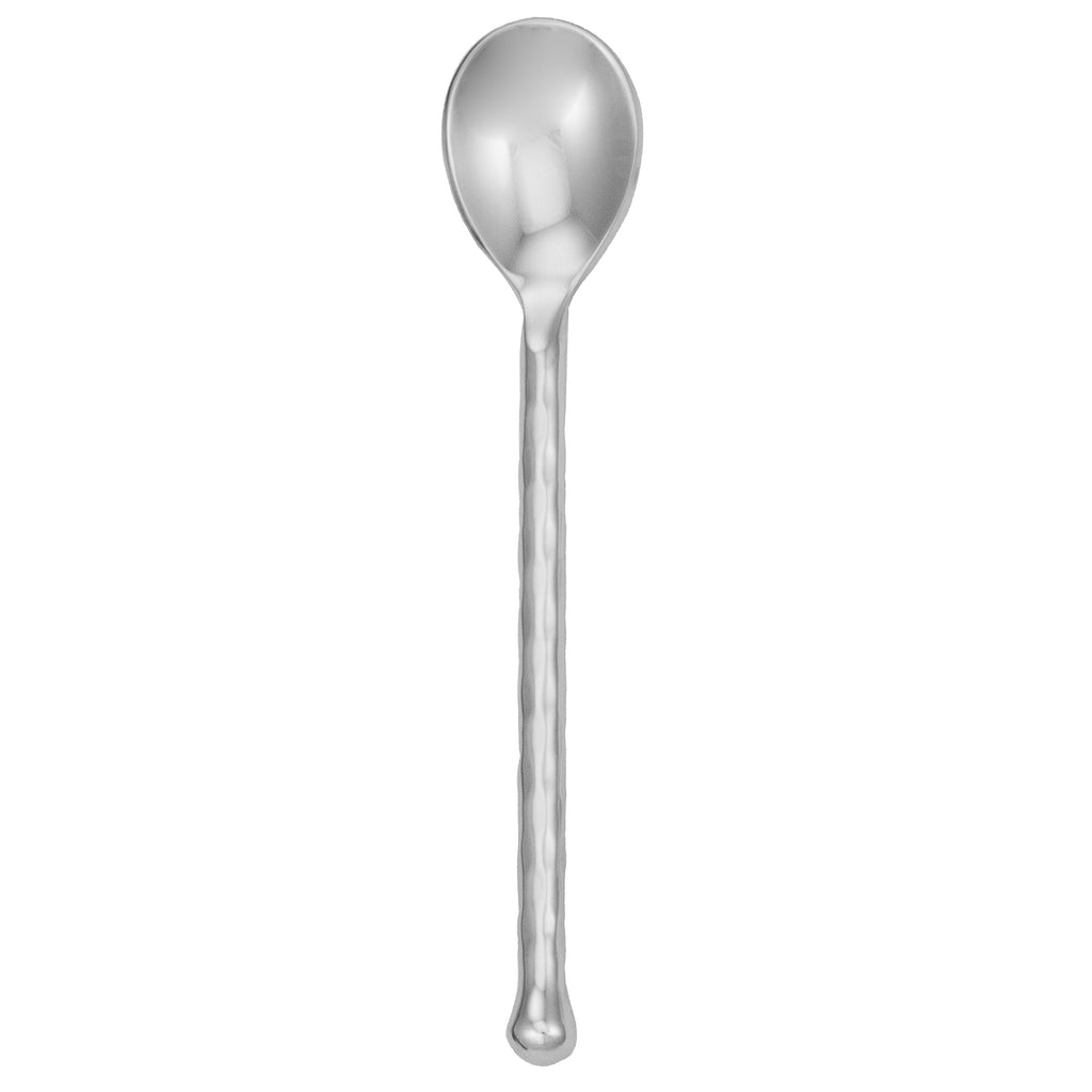 Walco RIP29 Riptide 5 1/4" 18/10 Stainless Steel Extra Heavy Weight Demitasse Spoon - 12/Pack