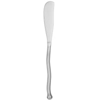 Walco RUS11 Rustic Tree 8 5/8" 18/10 Stainless Steel Extra Heavy Weight Solid Handle Butter Knife - 12/Pack