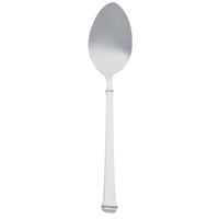 Walco 5307 Farmington 7 3/8" 18/10 Stainless Steel Extra Heavy Weight Dessert Spoon - 12/Pack
