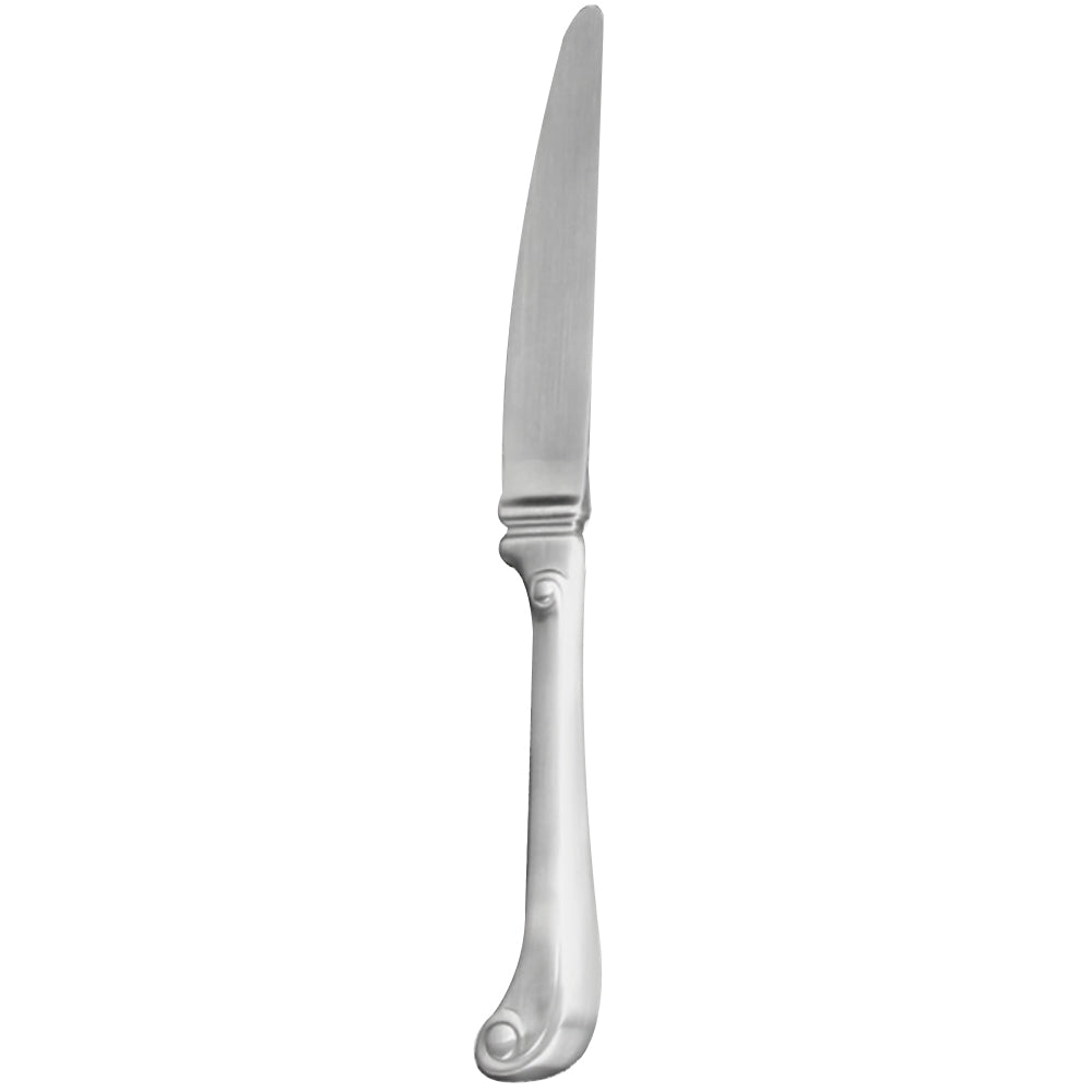 Walco 5642 Susannah 9 7/16" 18/10 Stainless Steel Extra Heavy Weight Standing Dinner Knife - 12/Pack
