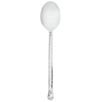 Walco 5801 Nouveaux Hammered 7 1/2" 18/10 Stainless Steel Extra Heavy Weight Teaspoon - 12/Pack