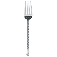 Walco CHAR05 Charred 8 1/4" 18/10 Stainless Steel Extra Heavy Weight Dinner Fork - 12/Pack