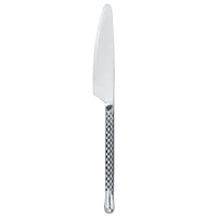 Walco CHAR45 Charred 9 1/16" 18/10 Stainless Steel Extra Heavy Weight Dinner Knife - 12/Pack