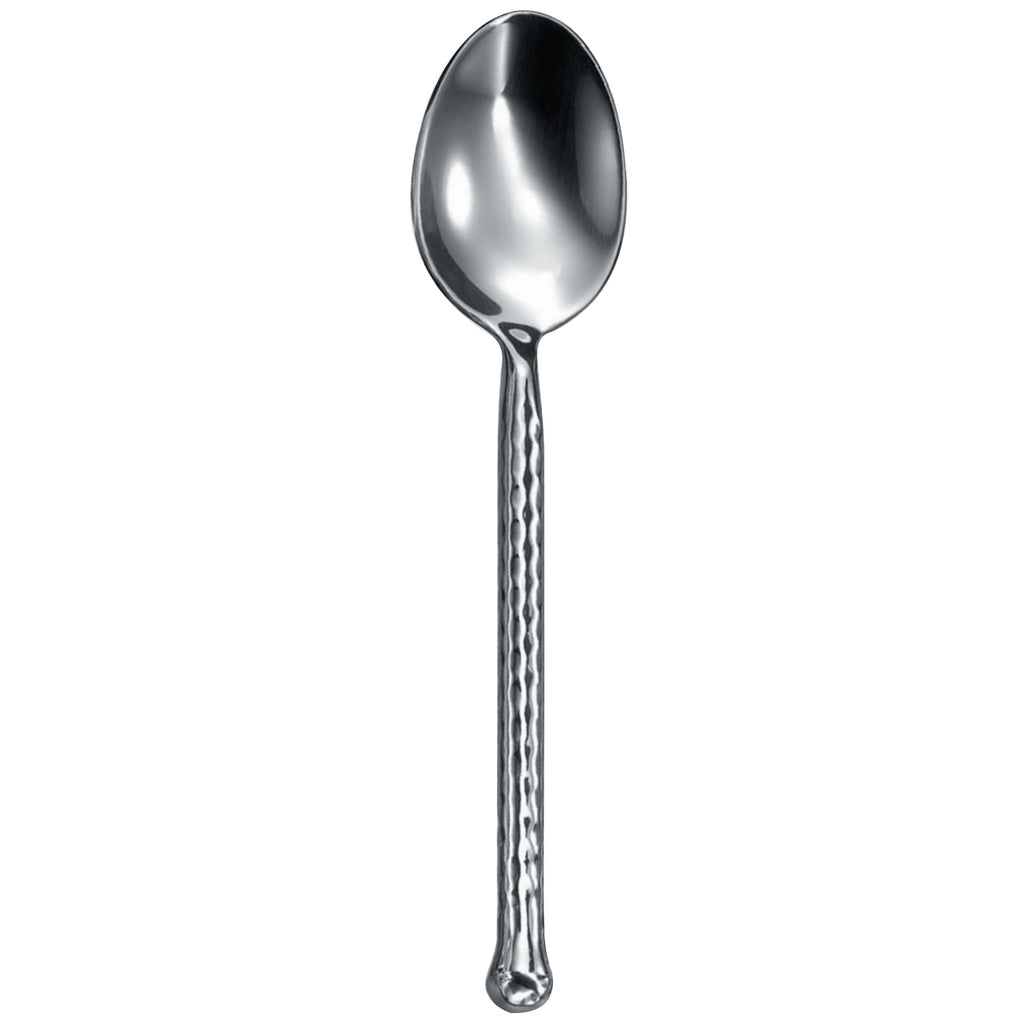 Walco RIP07 Riptide 8" 18/10 Stainless Steel Extra Heavy Weight Dessert Spoon - 12/Pack