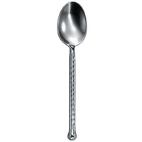 Walco RIP07 Riptide 8" 18/10 Stainless Steel Extra Heavy Weight Dessert Spoon - 12/Pack