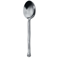Walco RUS07 Rustic Tree 7 3/4" 18/10 Stainless Steel Extra Heavy Weight Dessert Spoon - 12/Pack