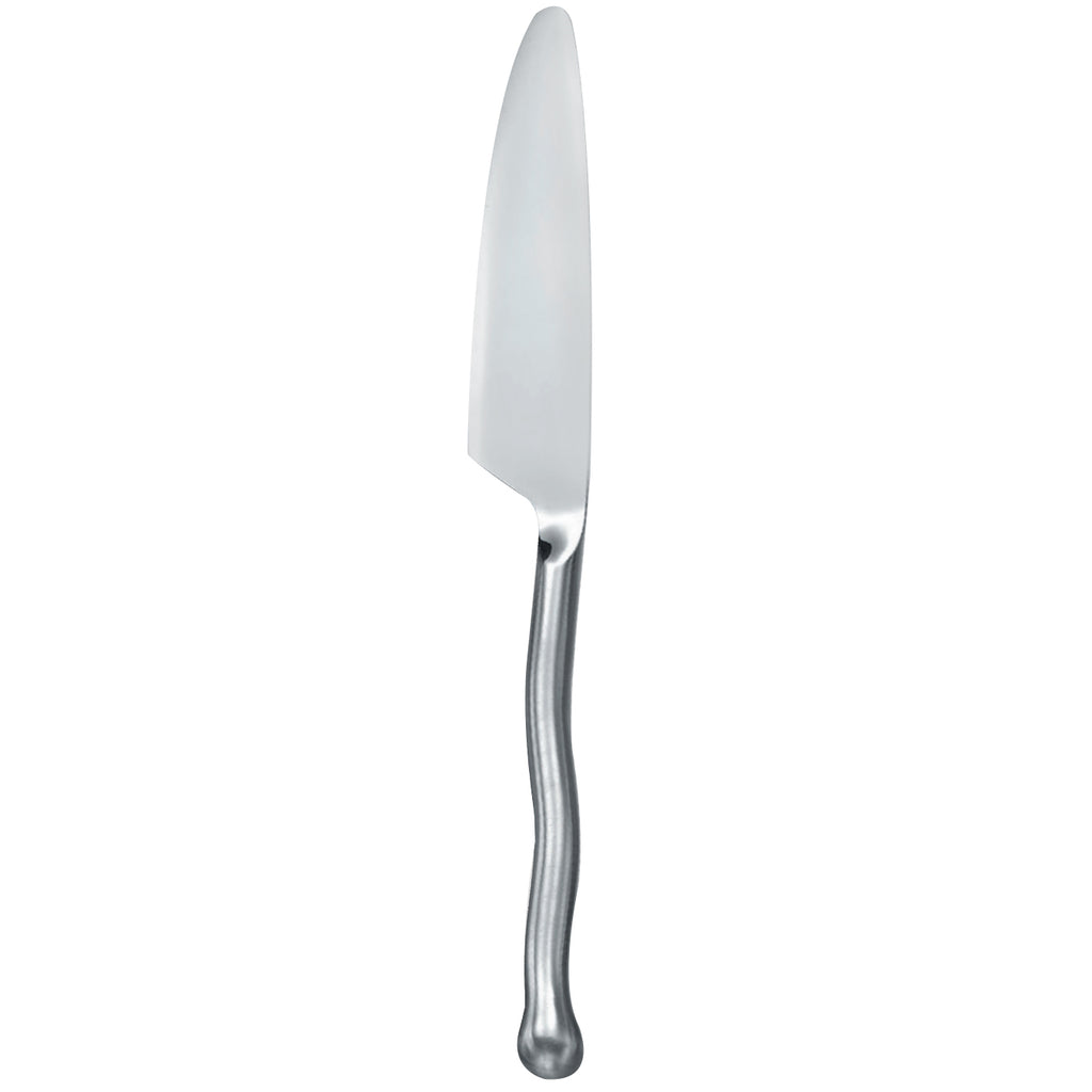 Walco RUS45 Rustic Tree 9 1/16" 18/10 Stainless Steel Extra Heavy Weight Dinner Knife - 12/Pack