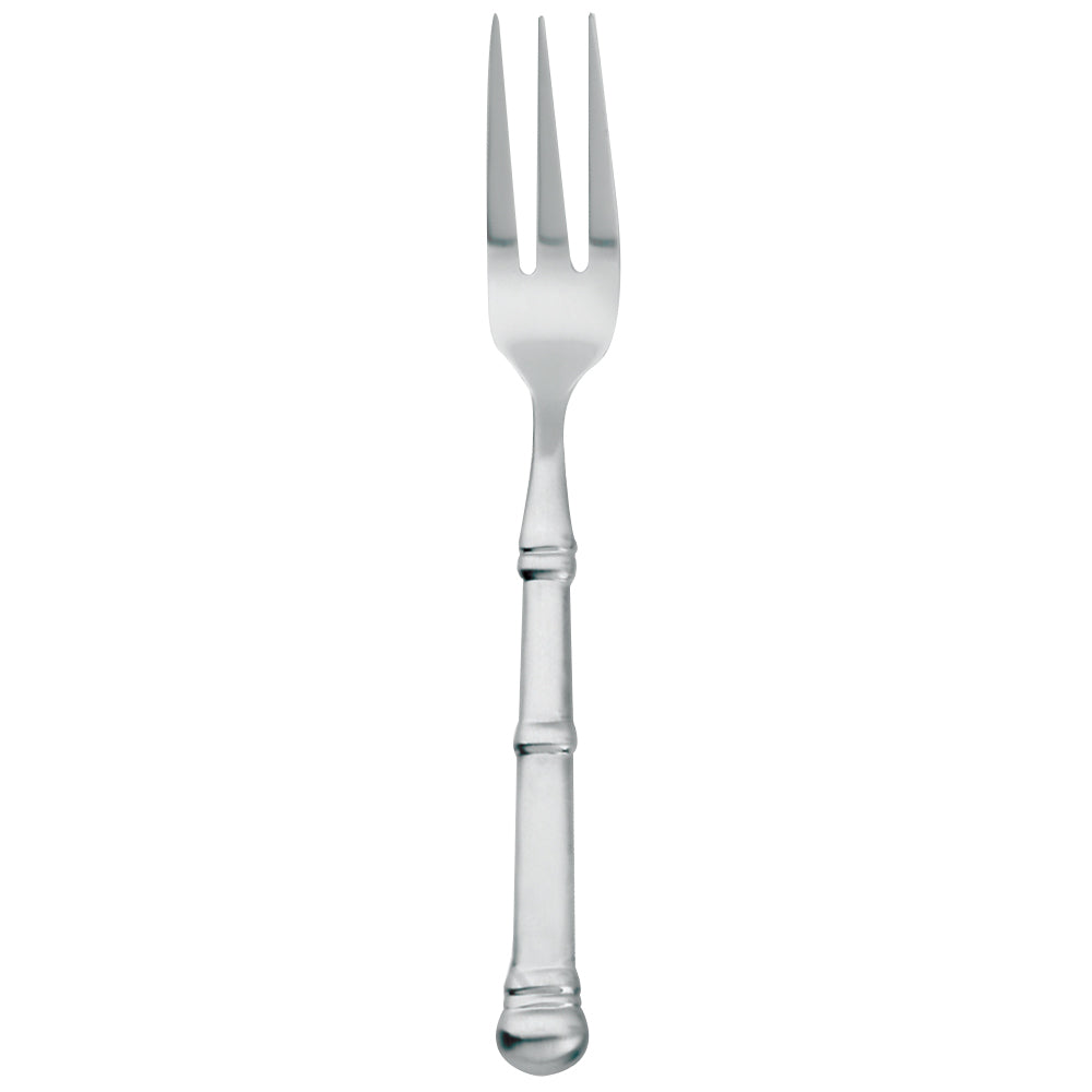 Walco S5205 Satin Soprano 7 3/8" 18/10 Stainless Steel Extra Heavy Weight Dinner Fork - 12/Pack