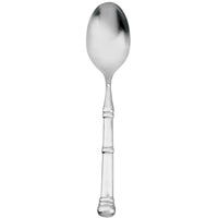 Walco S5207 Satin Soprano 7 3/8" 18/10 Stainless Steel Extra Heavy Weight Dessert Spoon - 12/Pack