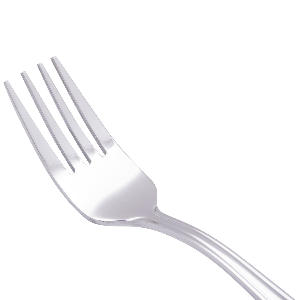 World Tableware 129 038 Reflections 6 1/2" 18/0 Stainless Steel Heavy Weight Salad Fork - 12/Pack