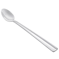 World Tableware 146 021 Vermont 8 3/4" 18/0 Stainless Steel Heavy Weight Iced Tea Spoon - 12/Pack