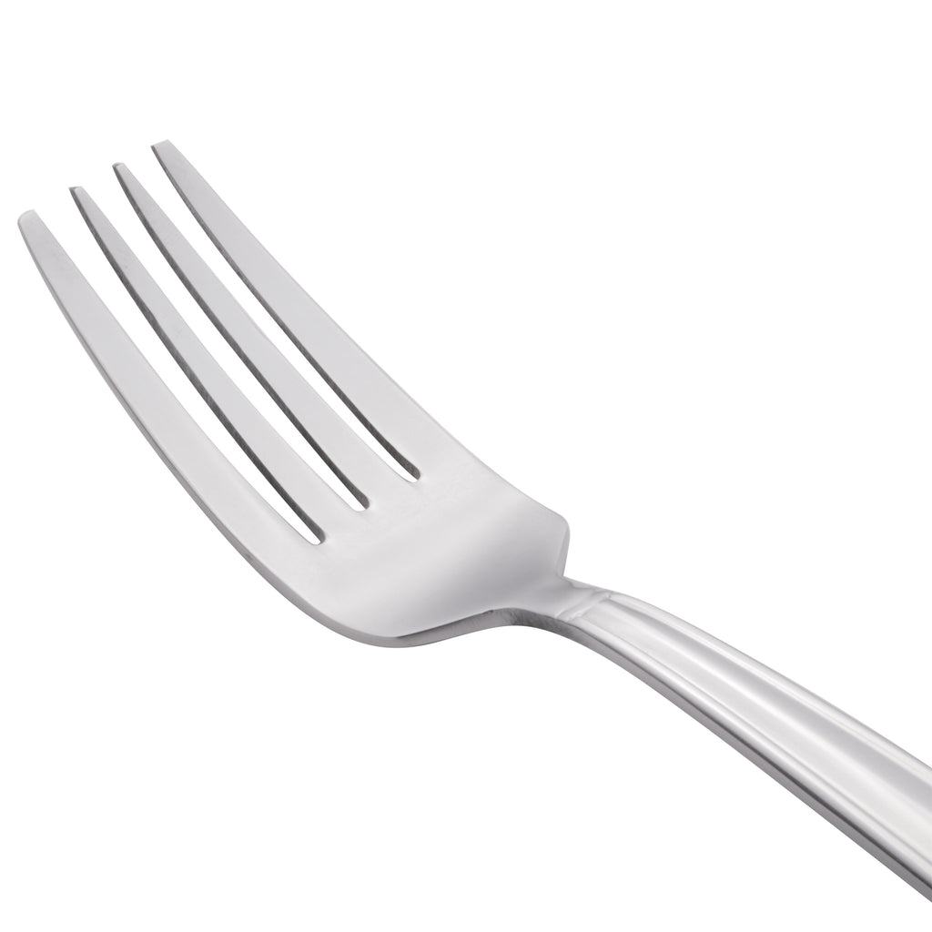 World Tableware 146 038 Vermont 7 1/4" 18/0 Stainless Steel Heavy Weight Salad Fork - 12/Pack