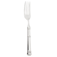 Walco 520514 Soprano 8 3/8" 18/10 Stainless Steel Extra Heavy Weight 4 Tine European Table Fork - 12/Pack