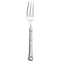 Walco 52051 Soprano 8 3/8" 18/10 Stainless Steel Extra Heavy Weight 3 Tine European Table Fork - 12/Pack