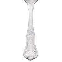 World Tableware 244 016 Kings 5 3/4" 18/0 Stainless Steel Heavy Weight Bouillon Spoon - 12/Pack