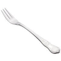 World Tableware 244 029 Kings 7 1/4" 18/0 Stainless Steel Heavy Weight Cocktail Fork - 12/Pack