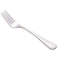 World Tableware 129 030 Reflections 7 1/4" 18/0 Stainless Steel Heavy Weight Utility / Dessert Fork - 12/Pack