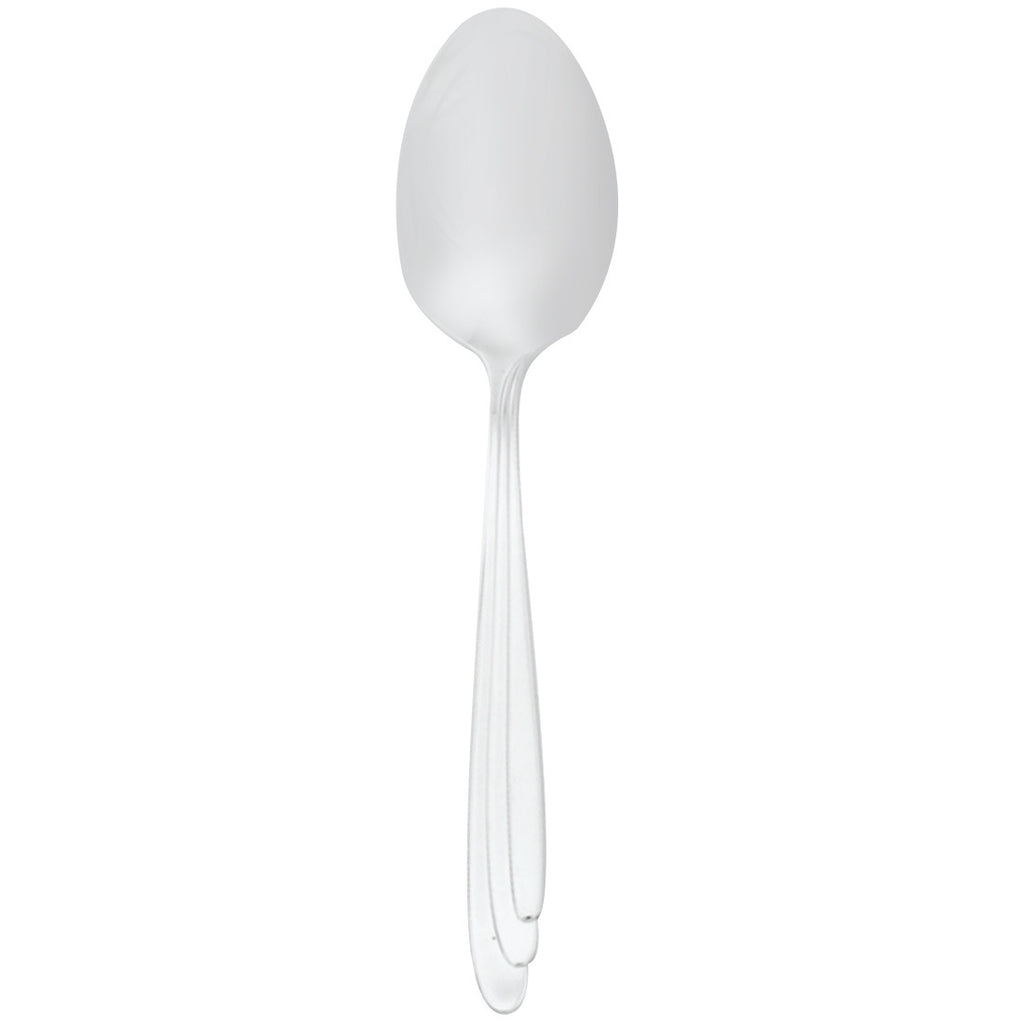Walco 1907 Continuo 6 15/16" 18/10 Stainless Steel Extra Heavy Weight Dessert Spoon - 12/Pack