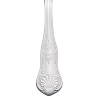 World Tableware 244 030 Kings 7" 18/0 Stainless Steel Heavy Weight Utility / Dessert Fork - 12/Pack