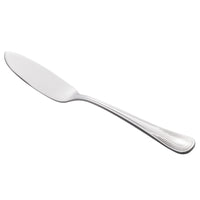 World Tableware 129 053 Reflections 7 1/8" 18/0 Stainless Steel Heavy Weight Butter Spreader - 12/Pack
