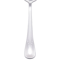 World Tableware 129 002 Reflections 7 1/2" 18/0 Stainless Steel Heavy Weight Dessert Spoon - 12/Pack