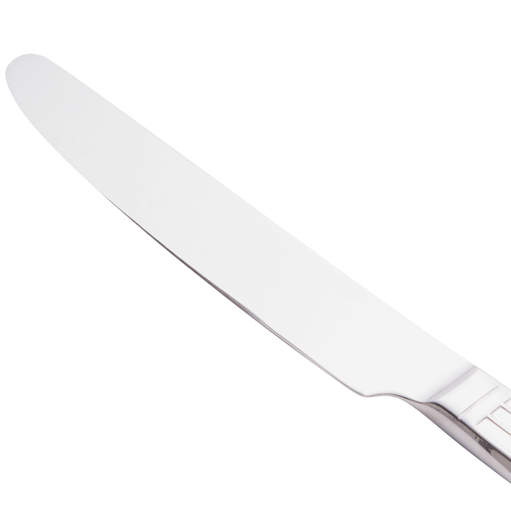 World Tableware 972 7502 Gibraltar 9 5/8" 18/0 Stainless Steel Heavy Weight Dinner Knife - 12/Pack