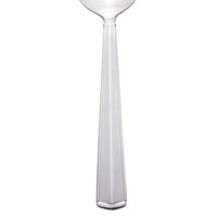 World Tableware 146 003 Vermont 8 3/4" 18/0 Stainless Steel Heavy Weight Tablespoon / Serving Spoon - 12/Pack