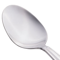 World Tableware 146 003 Vermont 8 3/4" 18/0 Stainless Steel Heavy Weight Tablespoon / Serving Spoon - 12/Pack