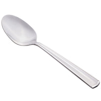 World Tableware 146 003 Vermont 8 3/4" 18/0 Stainless Steel Heavy Weight Tablespoon / Serving Spoon - 12/Pack