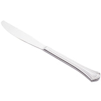 World Tableware 961 7922 Resplendence 9 1/4" 18/0 Stainless Steel Heavy Weight Solid Handle Utility / Dessert Knife with Fluted Blade - 12/Pack