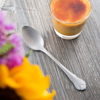 World Tableware 998 001 Farmhouse 6 1/4" 18/0 Stainless Steel Heavy Weight Teaspoon - 12/Pack