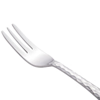 World Tableware 794 029 Aspire 7 1/8" 18/0 Stainless Steel Medium Weight Cocktail Fork - 12/Pack