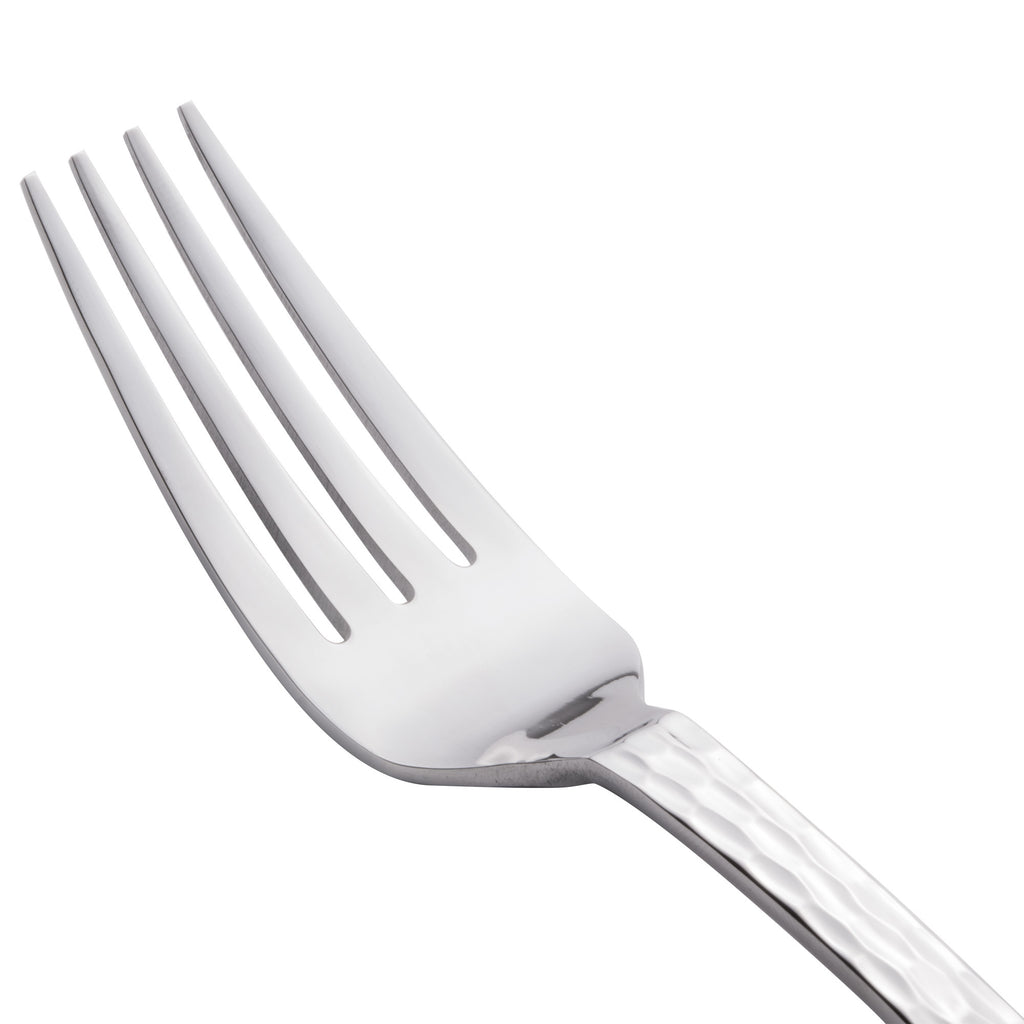 World Tableware 794 039 Aspire 8 1/4" 18/0 Stainless Steel Medium Weight European Dinner Fork - 12/Pack