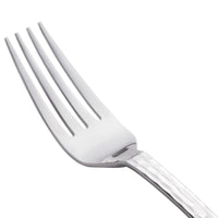 World Tableware 794 039 Aspire 8 1/4" 18/0 Stainless Steel Medium Weight European Dinner Fork - 12/Pack