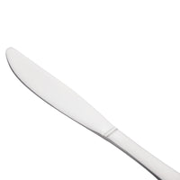 World Tableware 858 053 New Charm 7 1/8" 18/0 Stainless Steel Heavy Weight Butter Spreader - 12/Pack