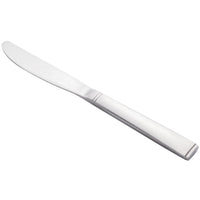 World Tableware 858 754 New Charm 7" 18/0 Stainless Steel Heavy Weight Bread and Butter Knife - 12/Pack