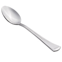 World Tableware 881 001 Minuet 6 1/8" 18/0 Stainless Steel Heavy Weight Teaspoon - 12/Pack